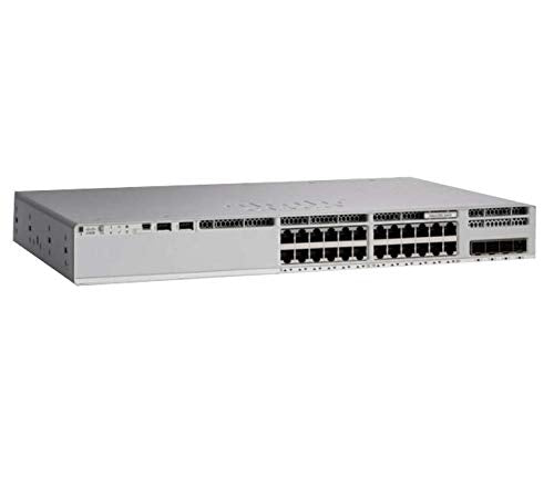 Network Essentials Cis co Catalyst 9200L Series C9200L-24P-4X-E 24-Port PoE+ 4x10G uplink Switch