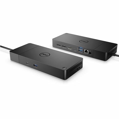 Dell WD19 180W Docking Station (130W Power Delivery) USB-C, HDMI, Dual DisplayPort, Black